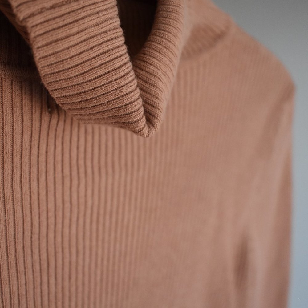 UO Cropped Nude Turtle Neck